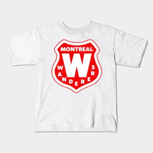 Defunct Montreal Wanderers Hockey Team Kids T-Shirt